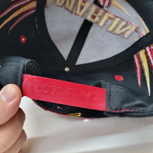 Vintage Sterling Marlin Logo Athletic Diamond Cut Snapback Hat #4 NOS NWT Nascar - Picture 9 of 11